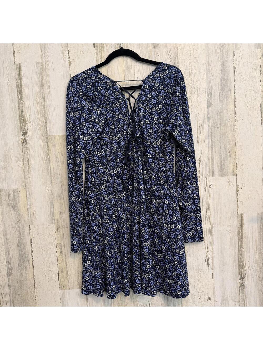 Women's XL Dress Floral Long Sleeve Babydoll Dress (fits smaller) - Picture 5 of 13